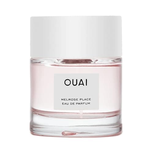Image of OUAI Melrose Place Eau de Parfum - Elegant Womens Perfume for Everyday Wear - Fresh Floral Scent has Notes of Champagne, Bergamot and Rose with Delicate Hints of Cedarwood & Lychee - 50ml