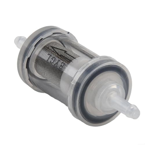 Image of Diesel Inline Fuel Filter with Wire Mesh for Use in For Webasto and Air Heater Systems, Plastic and Metal Body with Stainless Steel Filter