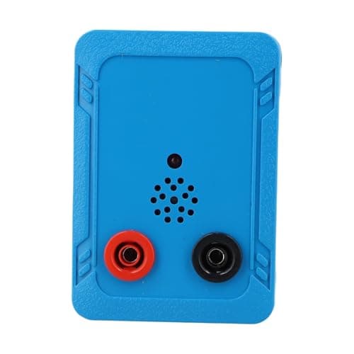 Image of EasyByMall 9V Buzzer Continuity Tester with Audible and Visual Alarm for Wire Cable PCB Circuit Testing, ABS Electrical Diagnostic Tool
