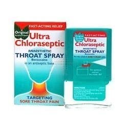 Image of 3 Packs of Ultra Chloraseptic Original Menthol Throat Spray 15ml