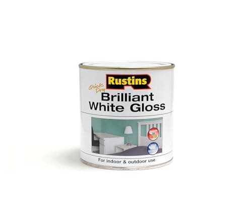 Image of RUSTINS Brilliant White Gloss Paint 250ml
