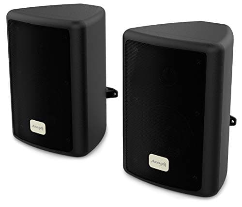 Image of Audibax | Pícolo PR41 Bookshelf Speakers HiFi & PA Speakers Power 75 W Wall Bracket Pair Colour: Black Dimensions: 191 x 139 x 126 mm Weight per Pair 2.3 Kg