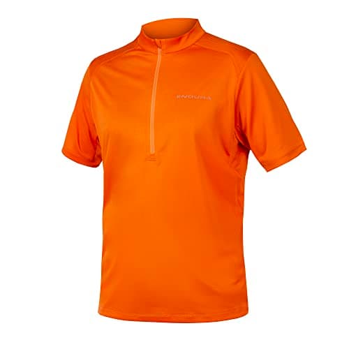Image of Endura Men's Hummvee Short Sleeve Cycling Jersey II |Rapid Wicking |Back Pockets Jersey, Harvest, L