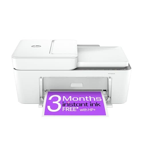 Image of HP DeskJet 4220e All in One Printer | Perfect for Home | Colour | Wireless | Print, Scan & Copy, ADF | 3 Months of free Instant Ink | Easy Setup & Reliable Wi-Fi | Cement