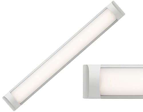 Image of Deletech 2ft 22w 2420lm CRI 85 3000K Warm White 120° Beam Angle IP20 LED Flicker Free IP20 Slim Batten 600mm x 75mm