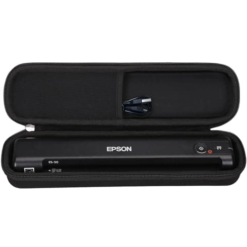 Image of Aproca Hard Carry Travel Case Fit Epson Workforce ES-50 / ES-55R / ES-60W / ES-65WR / DS-30 / DS-70 / DS-80W Document Scanner