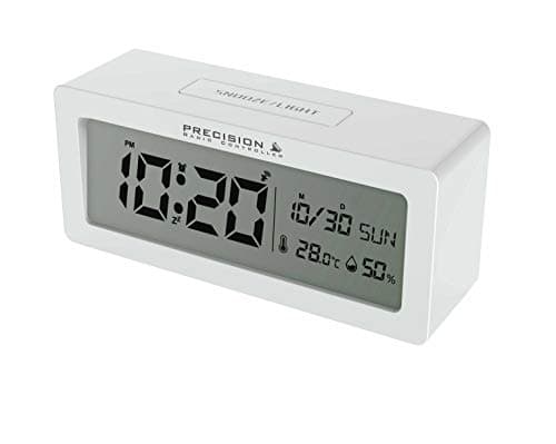 Image of Precision Alarm Clock, White, One Size, AP061