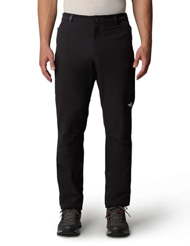 Image of The North Face - Men's Quest Softshell Trousers - Quick-Drying, Water-Repellent - TNF Black-NPF - 32