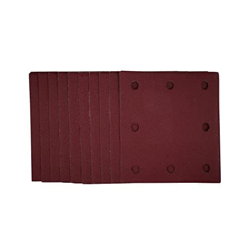 Image of Draper 53118 1/4 Sanding Sheets with Hook and Loop, 115 x 105mm, 240 Grit (Pack of 10)