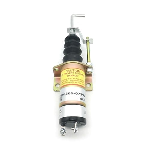 Image of PYRIAMORE Stop Solenoid 12V 24V 366-07197 366-07198 Oil Shut Offs for Electric Generator