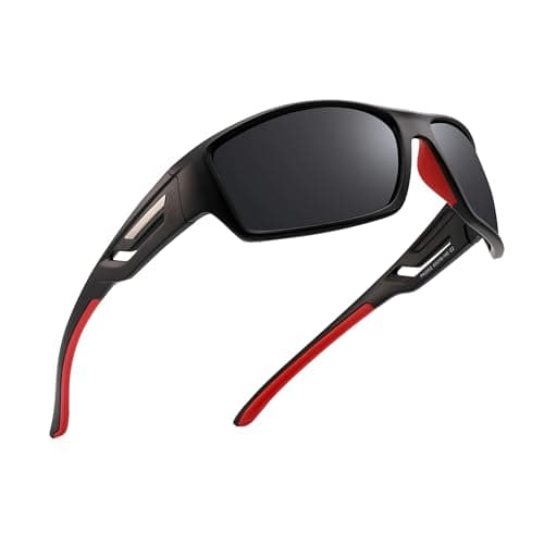 Image of PUKCLAR Polarised Sports Sunglasses for Men Women Driving Sunglasses Cycling Running Fishing Goggles Frame