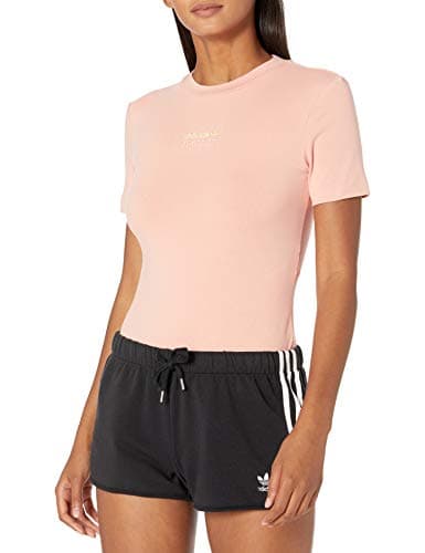 Image of adidas Originals Women's Body Suit, Trace Pink, X-Small