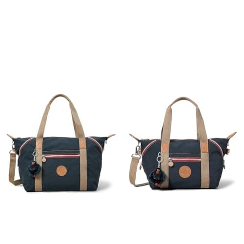Image of Kipling Women's Art Tote bag, Blau (True Navy C), One Size UK Art Mini Women’s Satchel, Blue (True Navy C), 34 x 21 x 18.5 cm