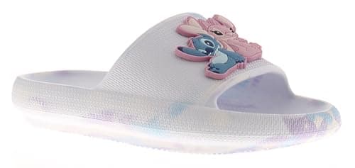 Image of Disney Stitch Musi Girls Sandals & Sliders White 2-3 UK