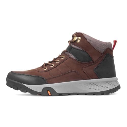 Image of Osaga Hike Mens Brown Walking Hiker Lace Up Boot - Size 7 UK - Brown