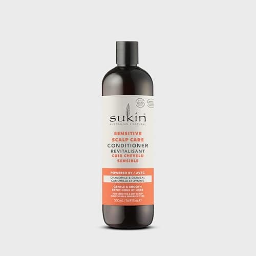 Image of Sukin Sensitive Scalp Care Conditioner, Fragrance Free with Chamomile & Colloidal Oatmeal, 500ml – Soothes Dry & Irritated Scalps.
