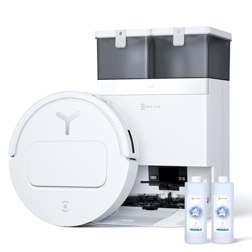 Image of ECOVACS DEEBOT T50 PRO OMNI Robot Vacuum Cleaner with Mop, Self-Empty, 70°C Hot Water Mop Washing, 45°C Hot Air Drying, 81mm Ultra-Thin, 15000Pa, AI Obstacle Avoidance & Auto-Refill, for Pet Hair