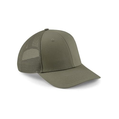 Image of Beechfield - 6 Panel Design - Urbanwear Trucker Olive Green
