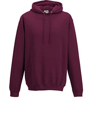 Image of Awdis Men's Hooded Sweatshirt, Unisex-Adult, Burgundy, x-Large