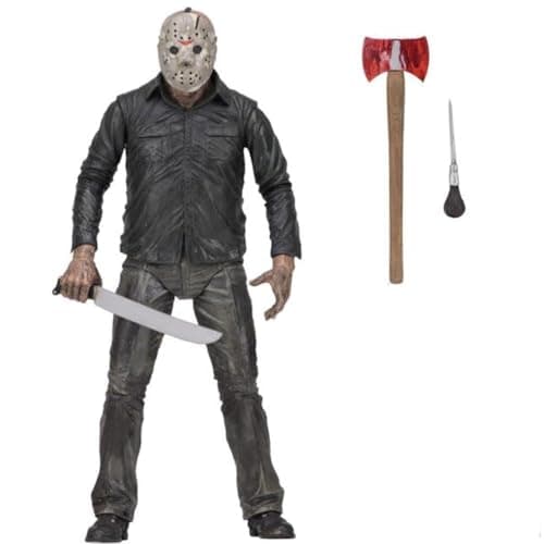 Image of Zhongkaihua Jason Voorhees Figure Jason Voorhees Action Figure 18CM PVC Model Christmas Home Desk Ornament Birthday Collection Halloween Decoration Gift For Adult