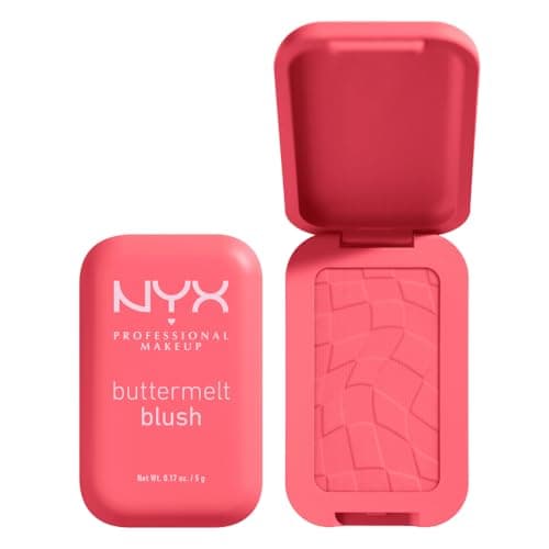 Image of NYX Professional Makeup Buttermelt Powder Blush, Up To 12H Wear, Seamless Blending, Fade and Transfer Resistant, With Shea and Mango Butter, Vegan Formula, Shade: U Know Butta