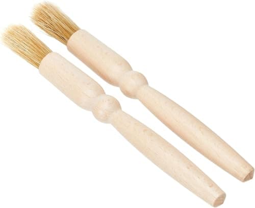 Image of Tala Pastry Brushes Pack of 2, Natural Bristle Baking Brushes for Glazing, Basting & Coating, Essential Kitchen Utensils for Baking & Cooking
