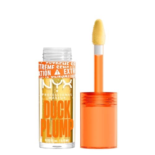 Image of NYX Professional Makeup Lip Plumping Gloss, Intense Colour and High Pigmentation, With Extreme High Shine Finish, Infused with Spicy Ginger, Vegan Formula, Duck Plump, Clearly Spicy