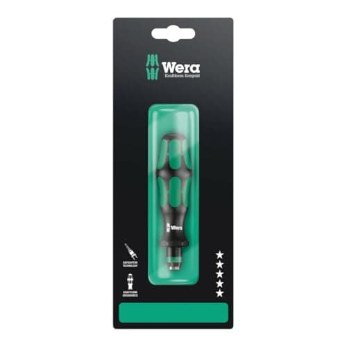 Image of Wera 05073540001 bit hand holder 816 R force shape handle with Rapidaptor quick change holder