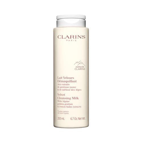 Image of Clarins Velvet Cleansing Milk 200ml –|Gentle Makeup Remover & Hydrating Cleanser for Soft and Clean Skin | Ideal for Sensitive Skin