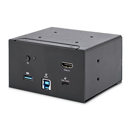 Image of StarTech.com 4K USB-C or USB-A Docking Station Module for Conference Table Connectivity Box - 4K HDMI - 60W USB-C Power Delivery, 4x USB, RJ45 (MOD4DOCKACPD)