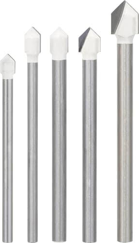 Image of Bosch Professional 5 pcs. CYL-9 SoftCeramic Tile Drill Bit Set (for soft ceramic tiles, Ø 5,5-10 mm, Accessories drill driver)
