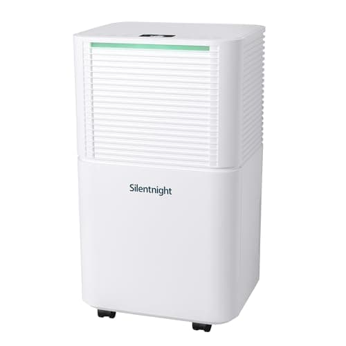 Image of Silentnight Airmax 1200 Dehumidifier - 12L/Day Air Dehumidifier for Bedroom Home Bathroom Drying Clothes - Quiet Sleep Mode, 24 Hour Timer, 2 Speed Settings and Automatic Humidity Sensor