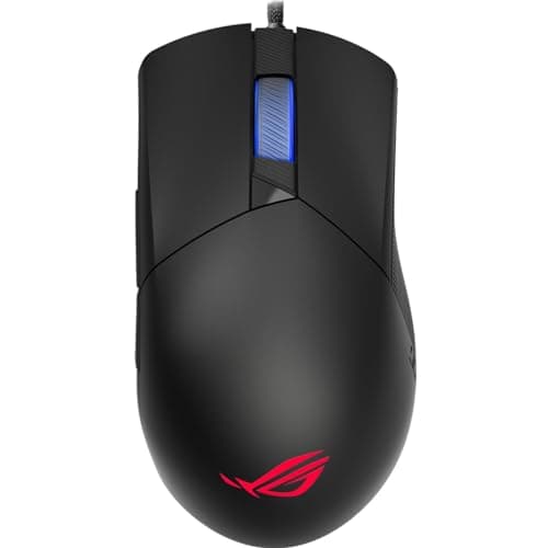Image of ASUS ROG Gladius III Wired Gaming Mouse | Tuned 19,000 DPI Sensor, Hot Swappable Push-Fit II Switches, Ergo Shape, ROG Omni Mouse Feet, ROG Paracord and Aura Sync RGB Lighting,Black