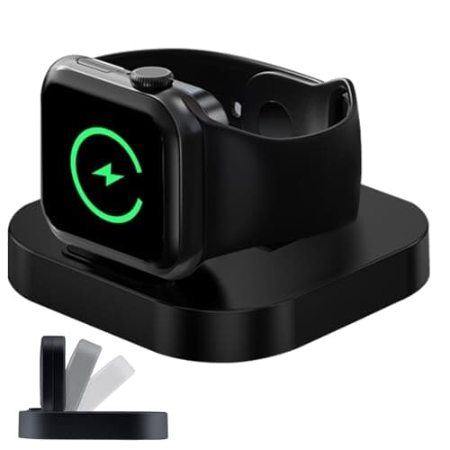 Image of Flintronic Charger Cable with Dock for Apple Watch, Foldable Wireless iWatch Charger, Portable iWatch Charger Stand with USB Cable, Magnetic Charging Holder for iWatch Series 10/9/8/Ultra/7/SE/6/5/4
