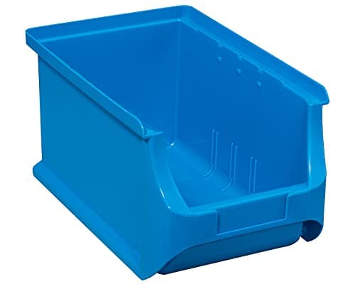 Image of Allit 456208 Size 3 Storage Bin, Blue, 235 x 150 x 125 mm
