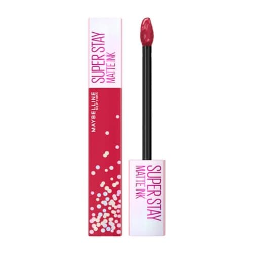 Image of Maybelline L'Oreal SuperStay Matte Ink Liquid Lipstick, Birthday Edition, Up To 16H Wear, Life Of The Party Pink