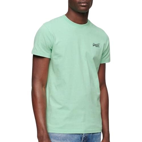 Image of Superdry Mens Chest Logo T-Shirt Spearmint XXL
