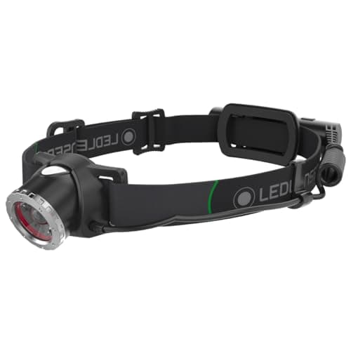 Image of Ledlenser MH10 Rechargeable LED Head Torch, Super Bright 600 Lumens Headlamp, Focusable, USB Charging, Red Rear Back Light, Up to 120 Hours Run Time, Inc Colour Filters for Fishing, Hunting, Camping
