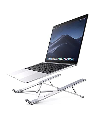 Image of UGREEN Laptop Stand for Desk Adjustable, MacBook Stand, Portable Aluminium Laptop Riser for Desk with Carry Bag, Folding Laptop Stand for 8-17.3 inch Laptops Tablets