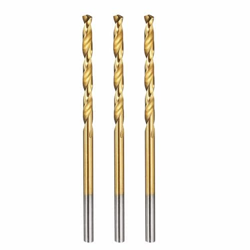 Image of Kozelo 3pcs Drill Bit - [2mm Diameter] M42 8% Cobalt HSS Cutting Tool for Machining Hard Metal Stainless Steel Woodworking Handicraft Use, 135° Cutting Angle TiN