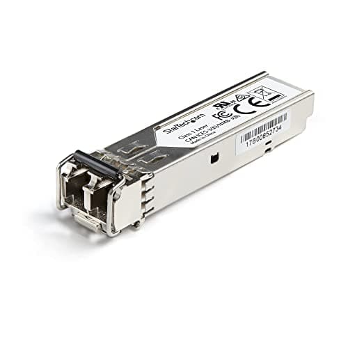 Image of StarTech.com Dell EMC SFP-1G-SX Compatible SFP Module - 1000BASE-SX - 1GbE Multimode Fiber MMF Optic Transceiver - 1GE Gigabit Ethernet SFP - LC 550m - 850nm - DDM (SFP1GSXEMCST)