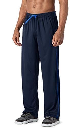 Image of MAGCOMSEN Lounge Bottos for en Elastic Waist Cofortable Pants en Outdoor Joggers Trousers for en Autun Cycling Bottos ens Polyester War Clothing for, M, Navy-01