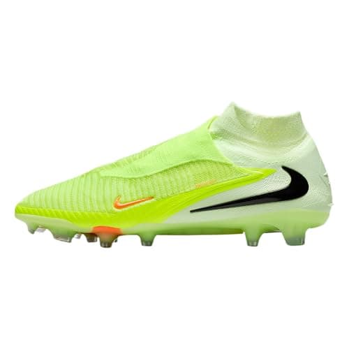 Image of Nike Men's Phantom 6 High Elite Firm-Ground Football Boots, Hyper Crimson/Black/Limelight, 45.5