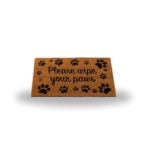 Image of Garden Mile Coir door mats | Durable Door Mats Indoor and Outdoor | Natural Coir Weather Resistant Eco-friendly Entrance front door mat | outside door mats for front door (Wipe your Paws)