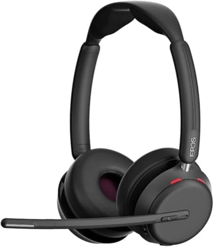 Image of EPOS IMPACT 1060T ANC Adaptive Noise Cancelling Wireless Headset for PC with Active Noise Cancellation, EPOS AI Mic, Super Wideband Audio, Bluetooth, Wireless Charging, Microsoft Teams Certified