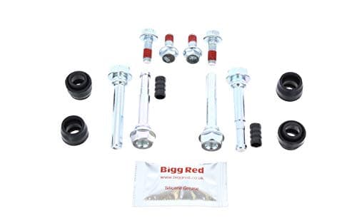 Image of Bigg Red - Front Brake caliper Slider Pin Kit - Compatible with Shogun Pinin, RX8, MX5 1998-2016, RAV 4 2000-2006, Grand Vitara 2005 Onwards