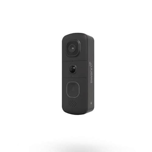 Image of Swann EVO Wireless 2K Video Doorbell with SwannShield AI Voice Assistant, Indoor/Outdoor, True Detect Heat and Motion Alerts