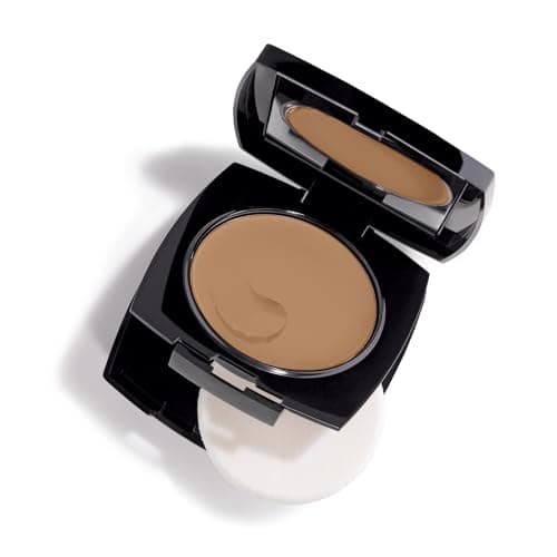 Image of Avon True Flawless Cream To Powder Compact 3-in-1 Concealer, Foundation & Powder Sun Beige - True Blue IQ Colour Technology