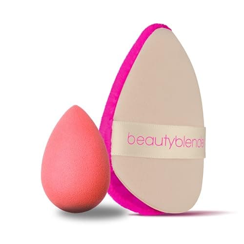 Image of Beautyblender® Blush & Set Duo – Power Pocket Puff & Cheeky Blusher Sponge – For Powder, Blush & Highlighter – Flawless Finish – Reusable, Vegan & Latex-Free