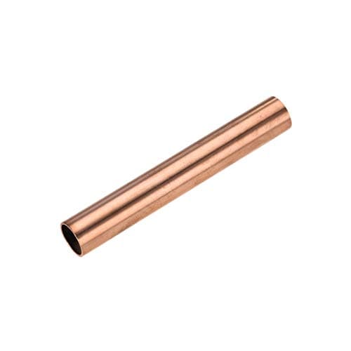 Image of sourcing map Copper Round Tube, 15mm OD 1mm Wall Thickness 100mm Length Straight Pipe Tubing